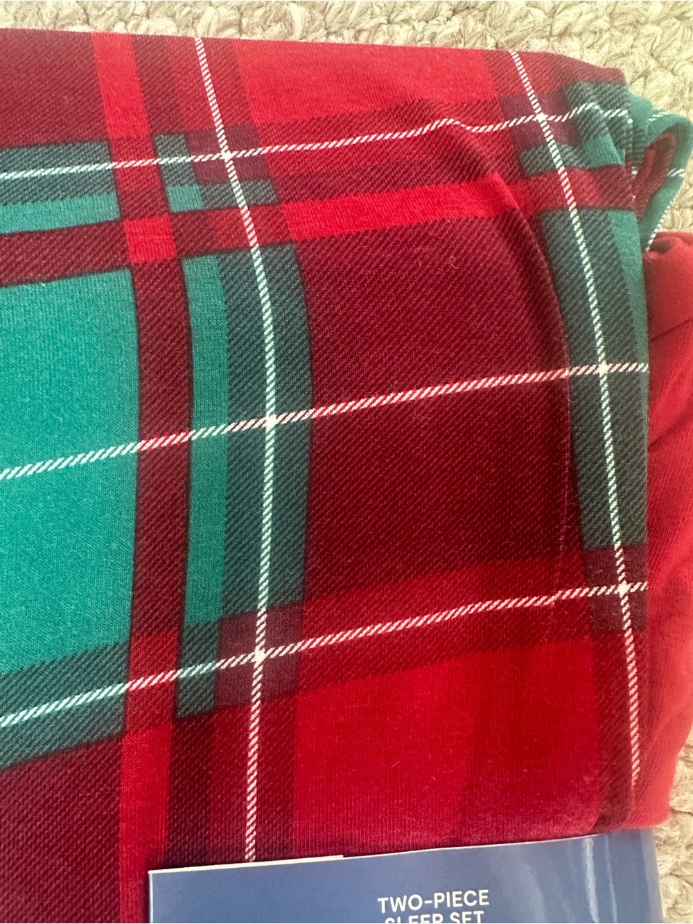 NWT Liz Claiborne Women’s Two-Piece Plaid Sleep Set - Picture 3 of 7